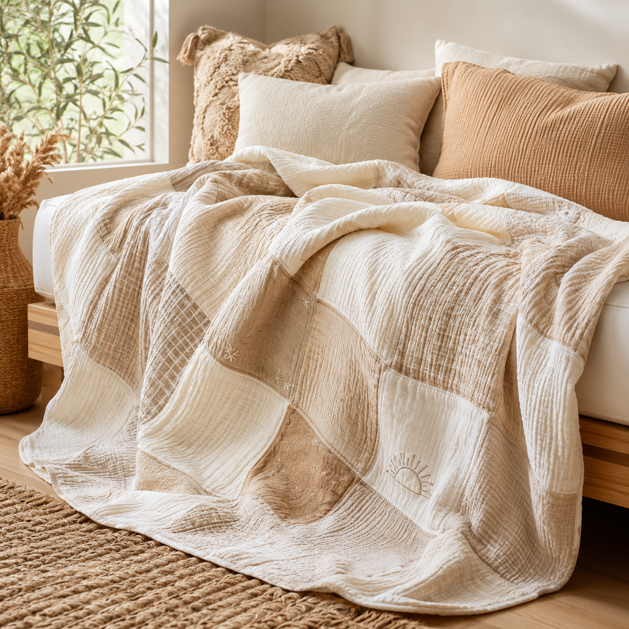 Slimnovacare™ Natural Patch Muslin Blanket